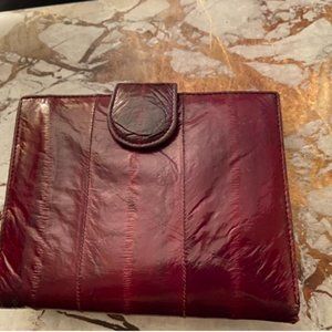Women's Eel-Skin Bifold Wallet